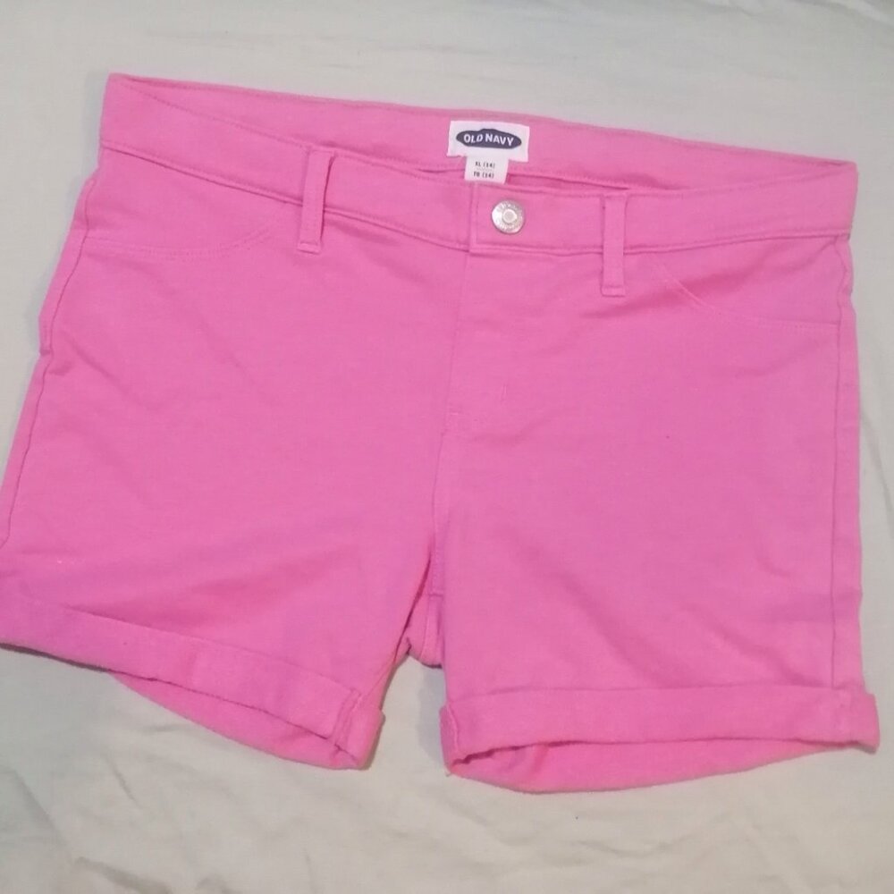 Bubblegum Pink Old Navy Girls Shorts, Size XL (14)
